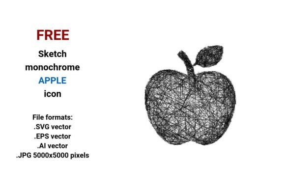 FREE Sketch Apple Icon: Graphics for Local Business Branding