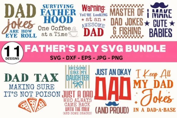 Funny Dad SVG Bundle, Dad Life Shirt Svg