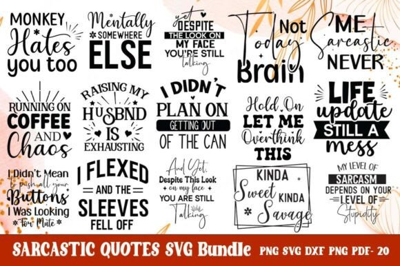 Funny Sarcastic SVG Design Graphics
