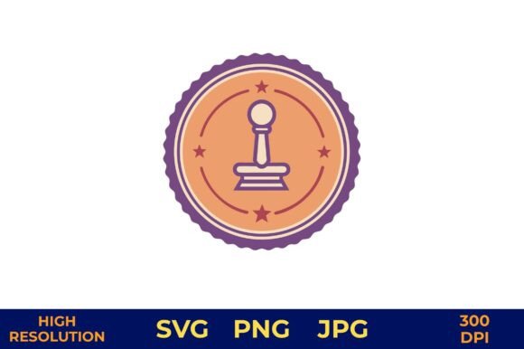 Legal Stamp with Book Gavel Vector Badge