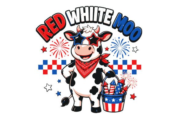 Red White Moo Cow SVG: A Graphic Design Asset for Creative Freebies