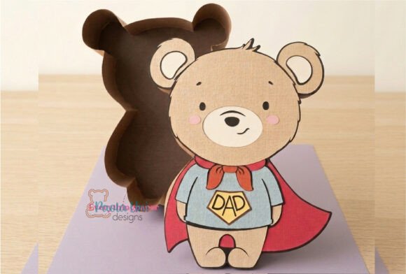 Teddy Bear Candy Holder Graphics and Boxes Amp